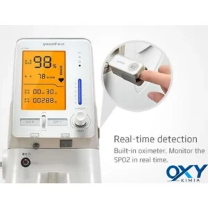 دستگاه اکسیژن‌ساز 5 لیتری 9F-5AW یوول + مانیتور و پالس اکسیمتر